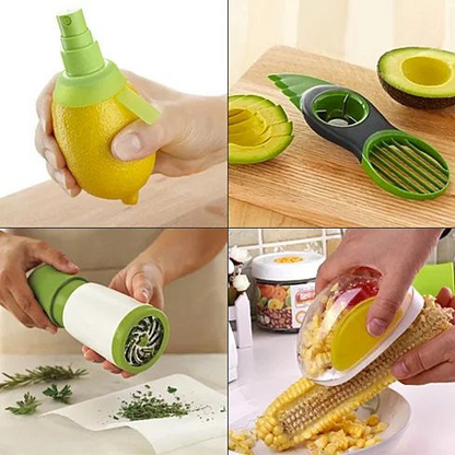 Essential Kitchen Five Gadget Bundle - Make Cooking a Breeze!