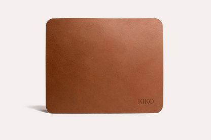 Premium Leather Mouse Pad - Cowhide Leather with Non-Slip Suede Backing