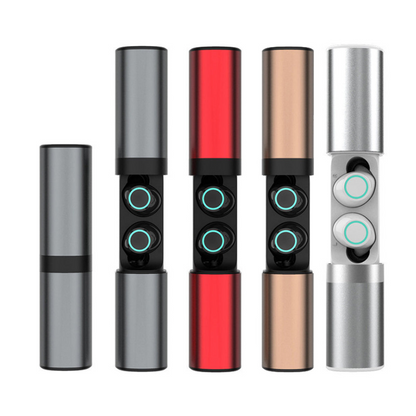 True Twin 2 In 1 Wireless Headphones with Phone Charger ??Stylish & Portable Audio Solution