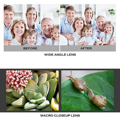Capture the Big Picture with Ultra Wide Angle Camera Lens for Mobile Phones - Built-in Macro for Detailed Close-Ups and Durable Metal Construction