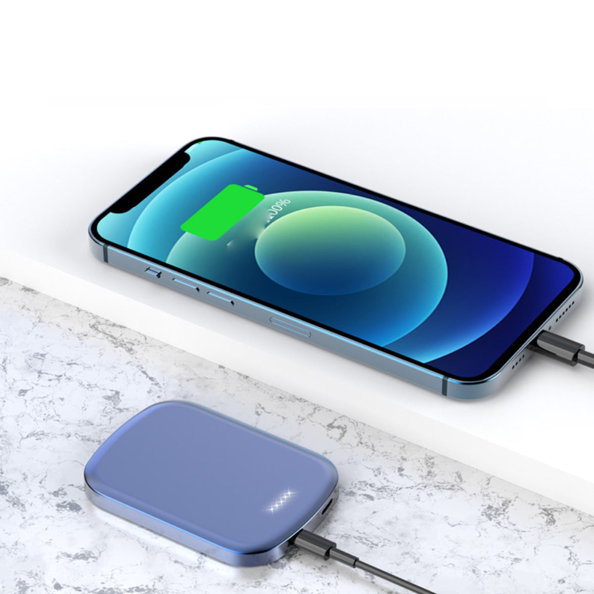 Chargomate Magnetic Portable Wireless Charger and Power Bank for Apple and Android