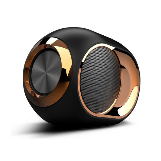 Vintage European-Style Bluetooth Speaker - Olden Golden | Superior Sound & Retro Look, Wireless Streaming, Hands-Free Calling