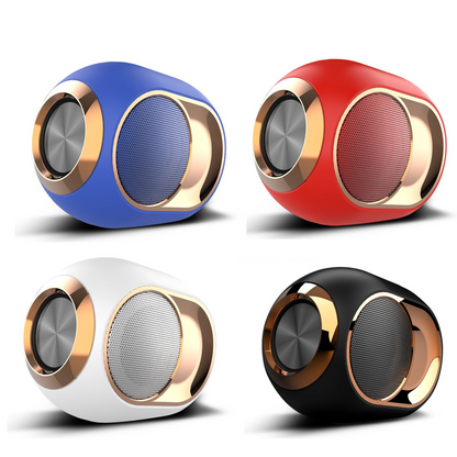 Vintage European-Style Bluetooth Speaker - Olden Golden | Superior Sound & Retro Look, Wireless Streaming, Hands-Free Calling
