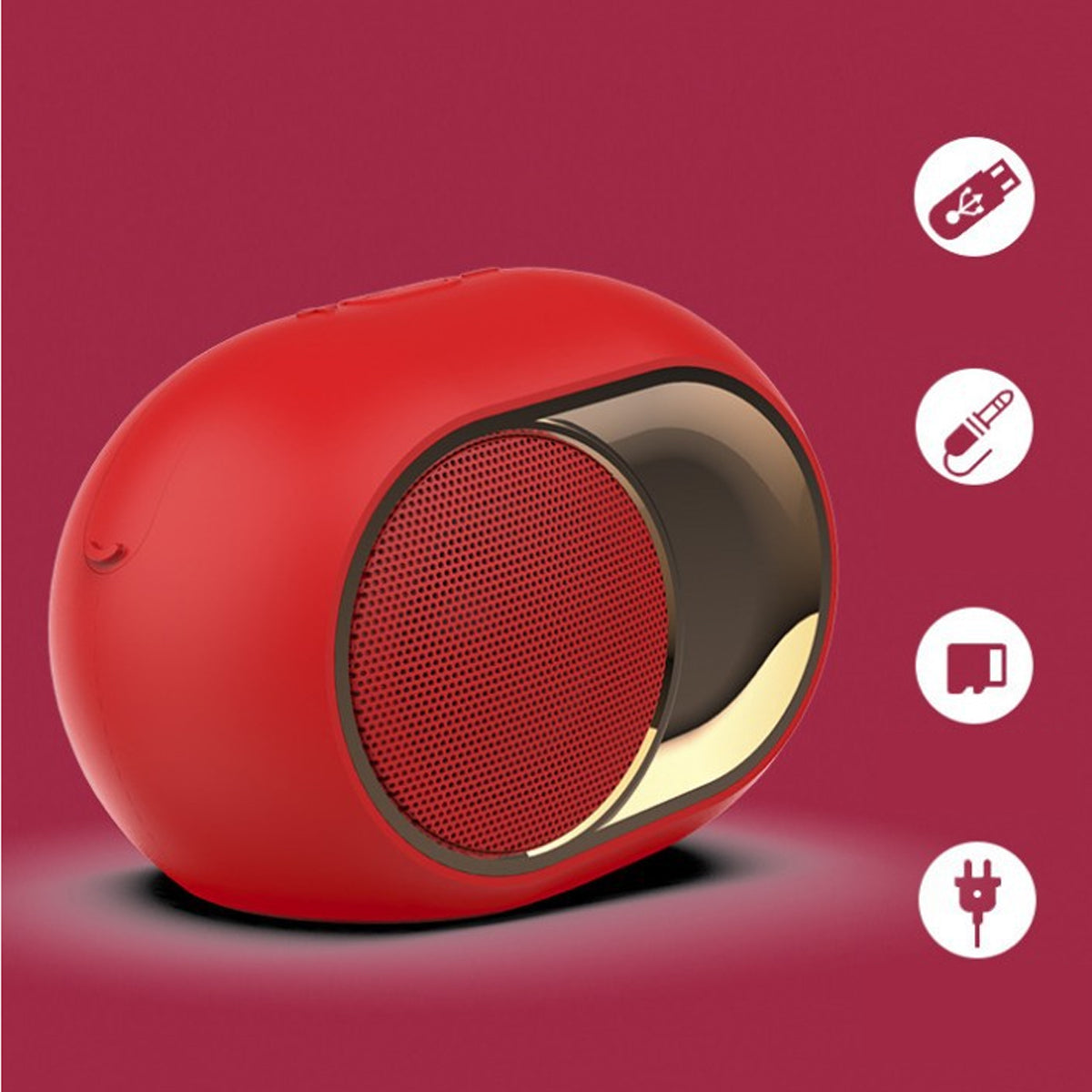 Vintage European-Style Bluetooth Speaker - Olden Golden | Superior Sound & Retro Look, Wireless Streaming, Hands-Free Calling