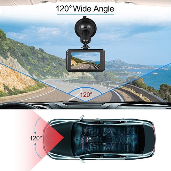 Black Box Dash Cam 1080P G-Sensor Looping Car Camera - Clear Recording, G-Sensor, Easy Playback