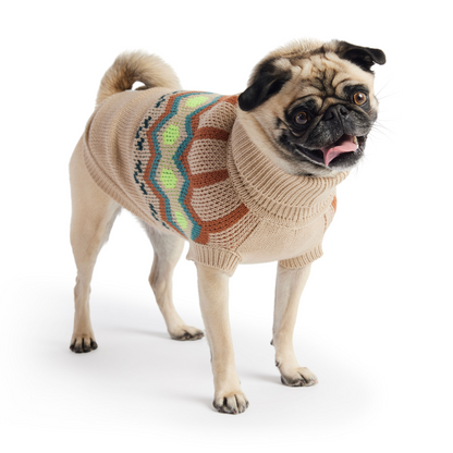 GF PET Heritage Sweater - Sand | Warm Vintage Design | Unisex Fit