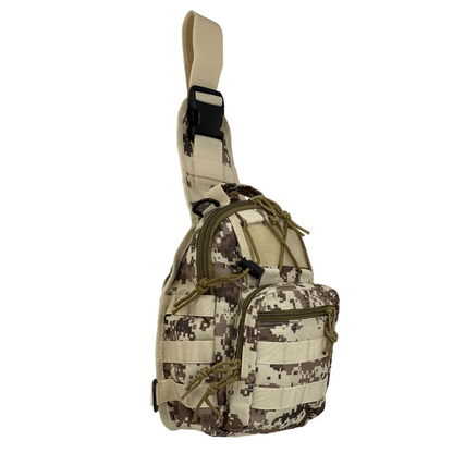 Tactical Sling Shoulder Bag - Versatile Outdoor MOLLE Backpack