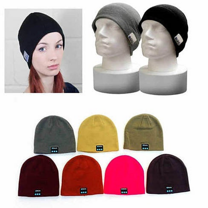 Stay Warm and Jam On with the Musical Beanie Bluetooth Hat - Perfect for Winter!