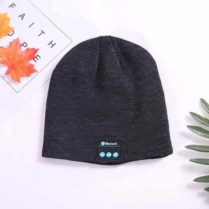 Stay Warm and Jam On with the Musical Beanie Bluetooth Hat - Perfect for Winter!