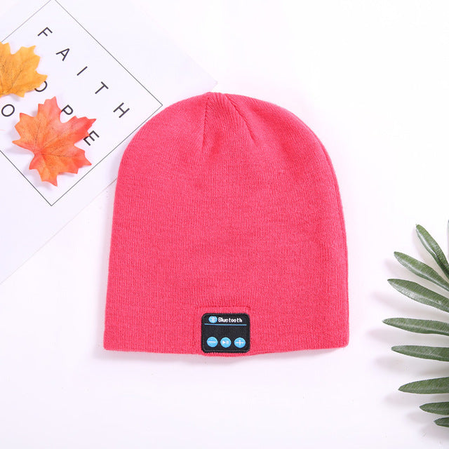 Stay Warm and Jam On with the Musical Beanie Bluetooth Hat - Perfect for Winter!