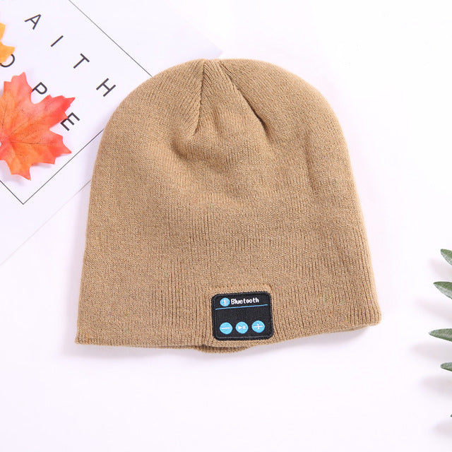 Stay Warm and Jam On with the Musical Beanie Bluetooth Hat - Perfect for Winter!