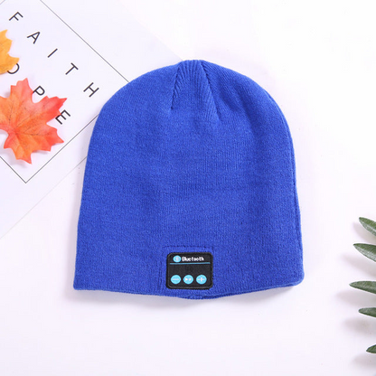 Stay Warm and Jam On with the Musical Beanie Bluetooth Hat - Perfect for Winter!