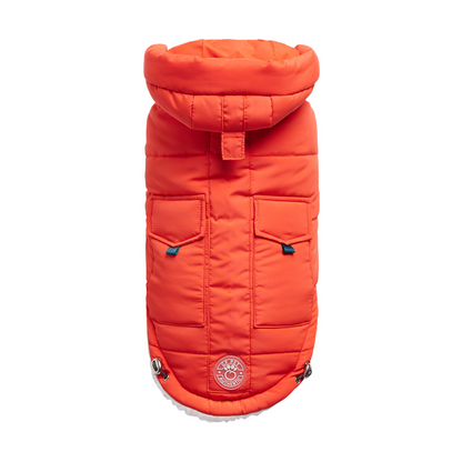 GF PET Elasto-FIT Super Puff Parka - Orange | Warm & Stylish Dog Coat for Ultimate Comfort