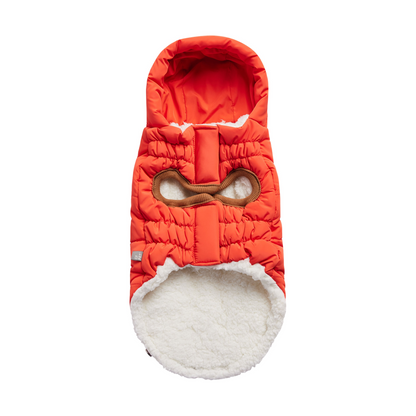 GF PET Elasto-FIT Super Puff Parka - Orange | Warm & Stylish Dog Coat for Ultimate Comfort