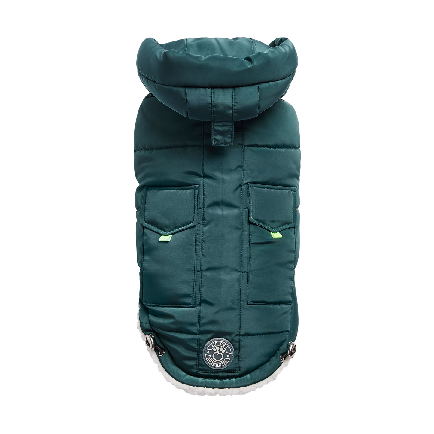 GF PET Super Puff Parka - Teal: Snuggly Warm and Stylish Dog Jacket