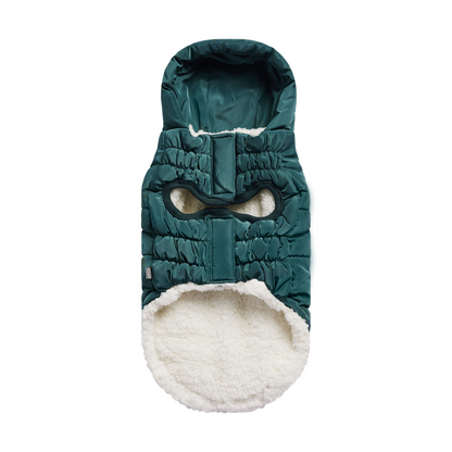 GF PET Super Puff Parka - Teal: Snuggly Warm and Stylish Dog Jacket