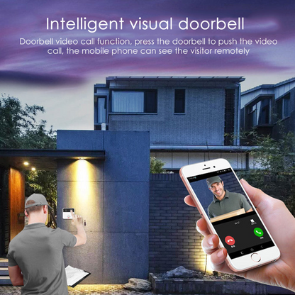 Knock Knock Video Doorbell WiFi Enabled - Remote Monitoring and Two-Way Talk