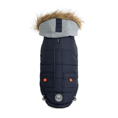 GF Pet Winter Sailor Parka - Navy | Warm and Fashionable Dog Jacket