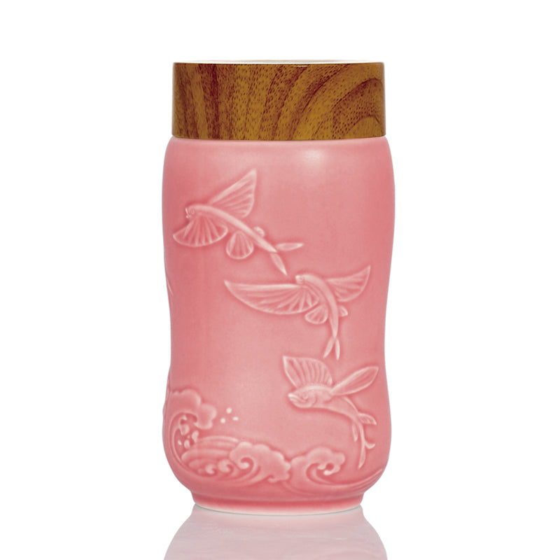 The Joy of Fish Travel Mug ( Single Wall )-2