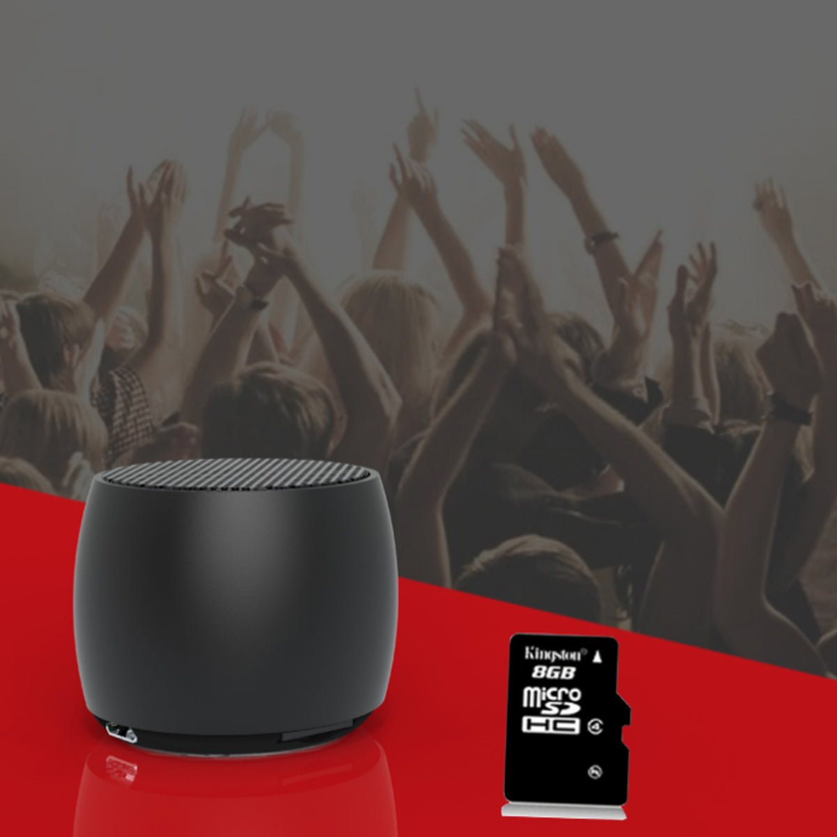 Volto Big Sound Mini Bluetooth Speaker - Surround Sound, FM Radio, MP3 Player & Built-in Mic - Portable & Stylish Design