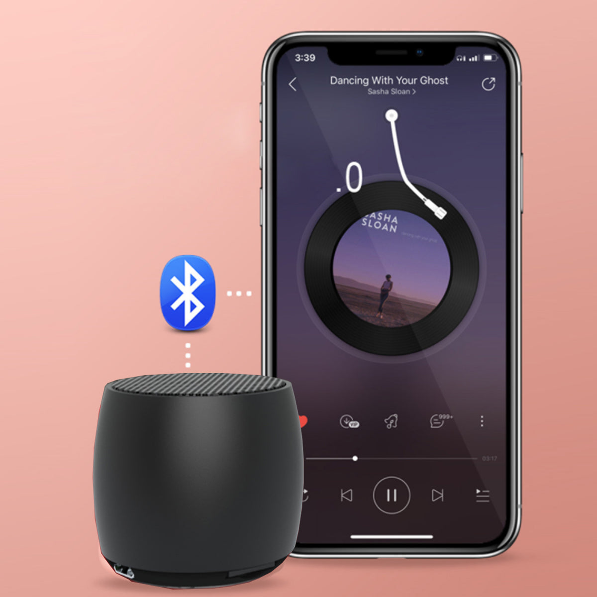 Volto Big Sound Mini Bluetooth Speaker - Surround Sound, FM Radio, MP3 Player & Built-in Mic - Portable & Stylish Design