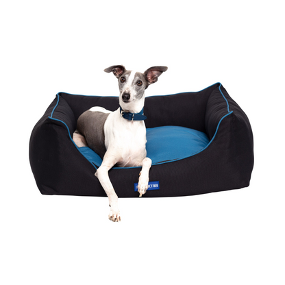 Daytona Eco-Fabric Bolster Dog Bed - Stylish, Comfortable, and Earth-Friendly