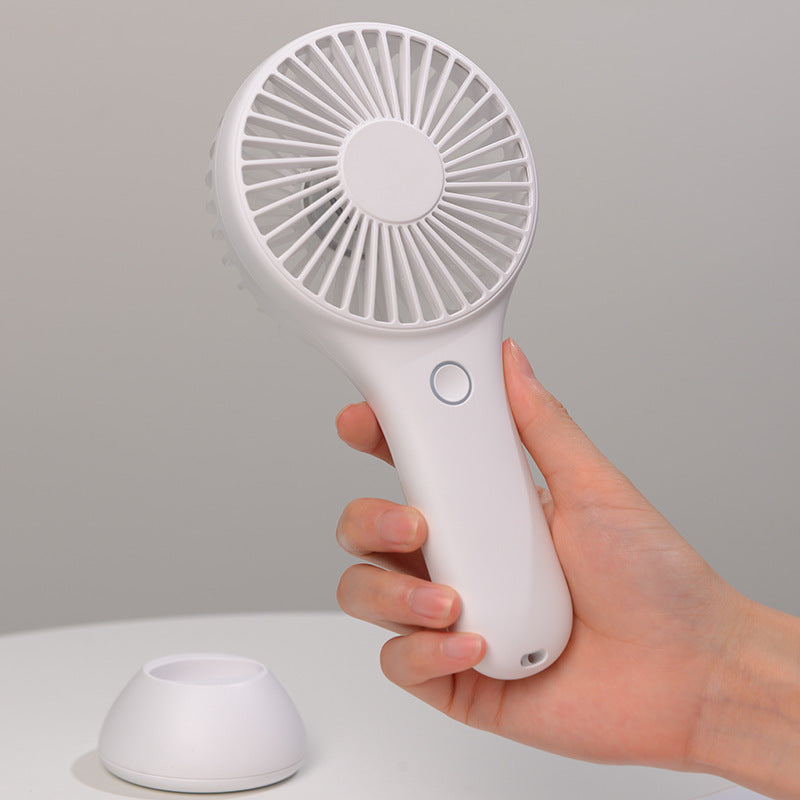 Charging small portable fan