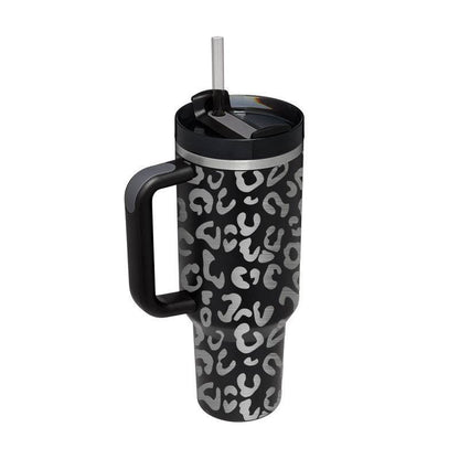 Thermal Mug 40oz Straw Coffee Insulation Cup With Handle BPA Free-21