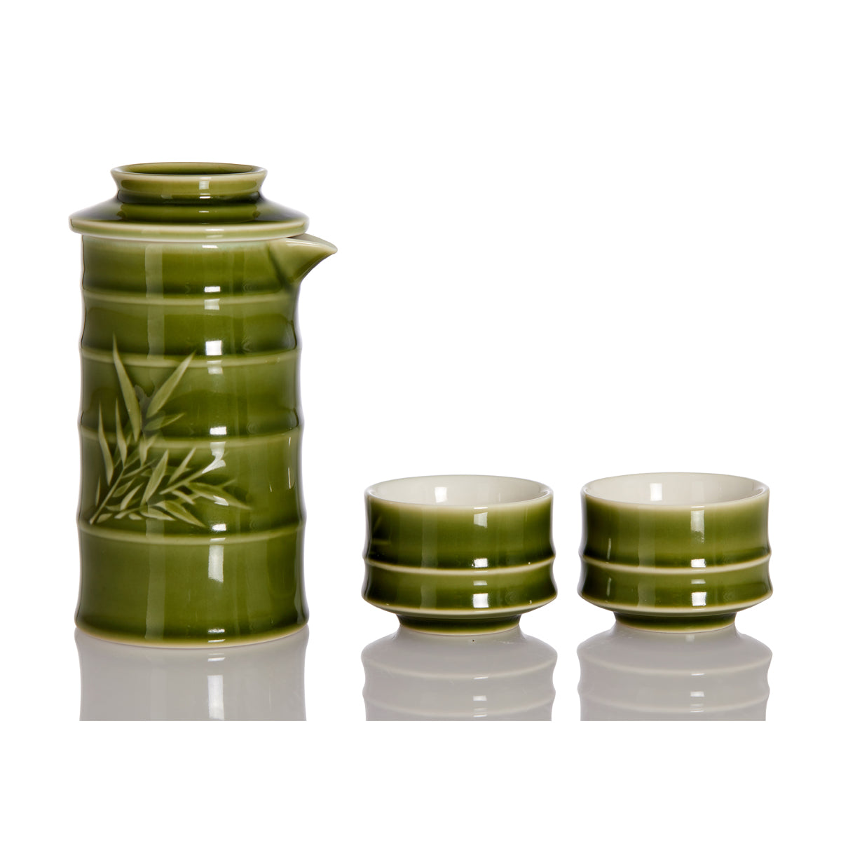 Bamboo Kung Fu Tea Set ( 1 Pot with 2 Cups )-3