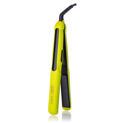 New 1.25" Digital Professional Flat Iron with Extra Wide Plates - California Collection/Yellow-1