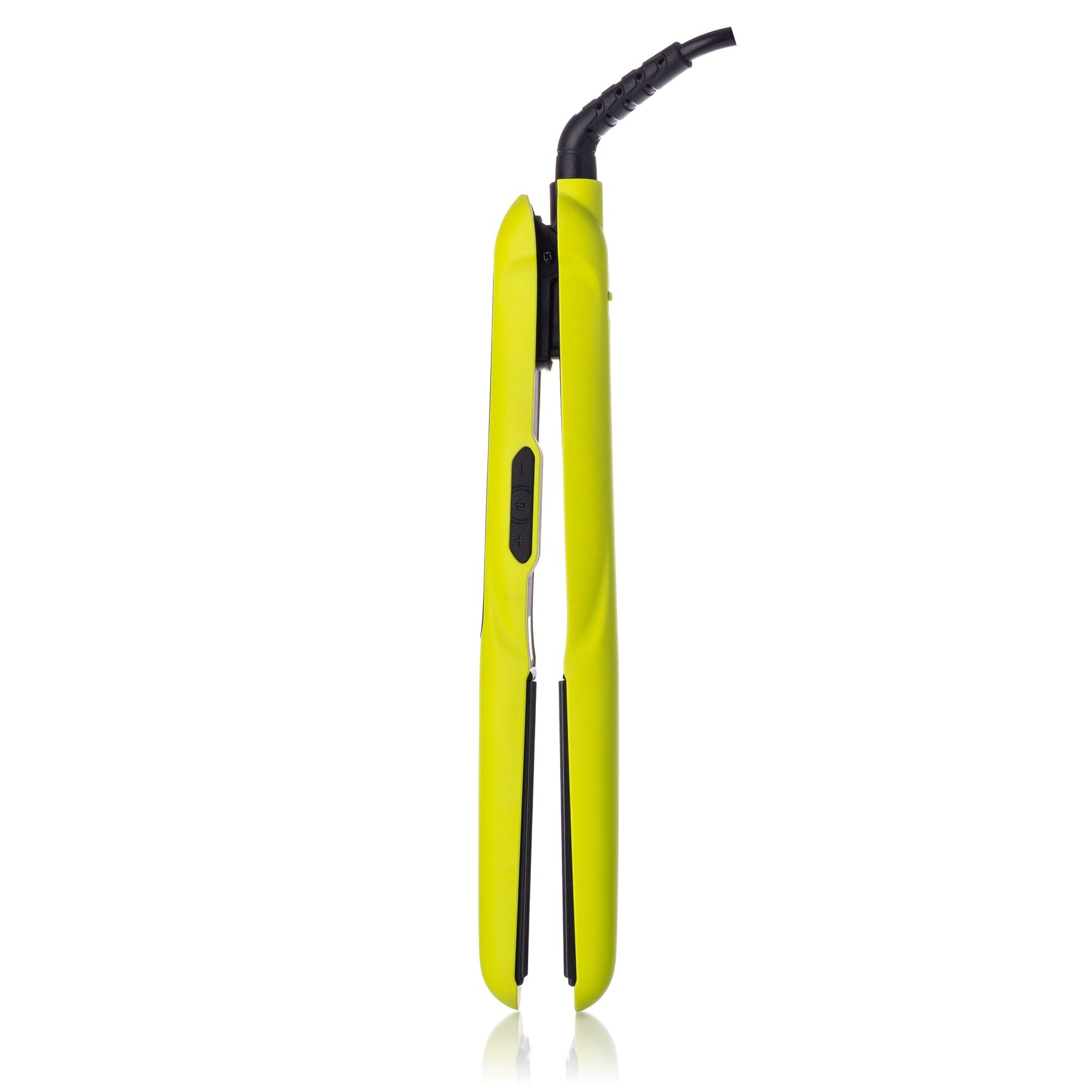 New 1.25" Digital Professional Flat Iron with Extra Wide Plates - California Collection/Yellow-3