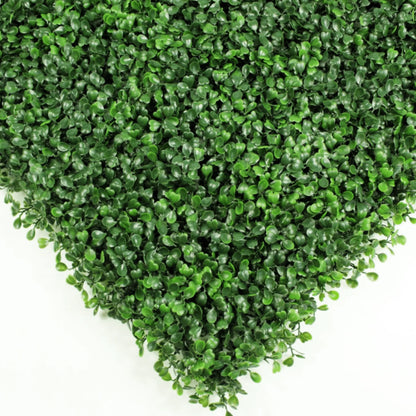Dark Artificial Boxwood Wall 40" x 40" 11SQ FT Commercial Grade UV Resistant-2