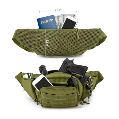 Tactical Waist Bag & MOLLE EDC Pouch for Outdoor Activities - Lightweight and Versatile