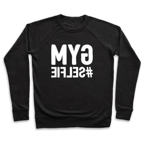 Stay Stylish and Comfortable with our GYM SELFIE CREWNECK SWEATSHIRT