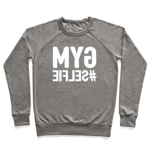 Stay Stylish and Comfortable with our GYM SELFIE CREWNECK SWEATSHIRT