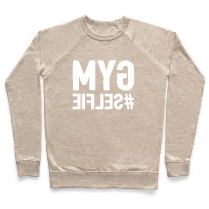 Stay Stylish and Comfortable with our GYM SELFIE CREWNECK SWEATSHIRT