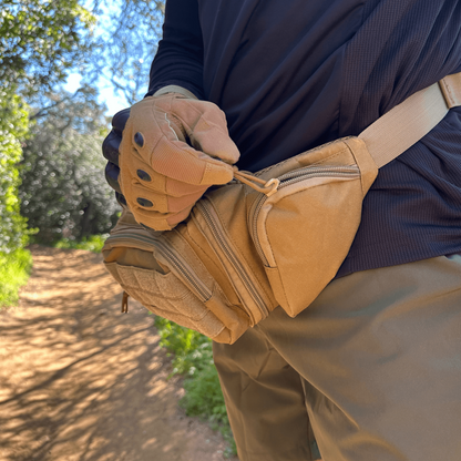 Tactical Waist Bag & MOLLE EDC Pouch for Outdoor Activities - Lightweight and Versatile