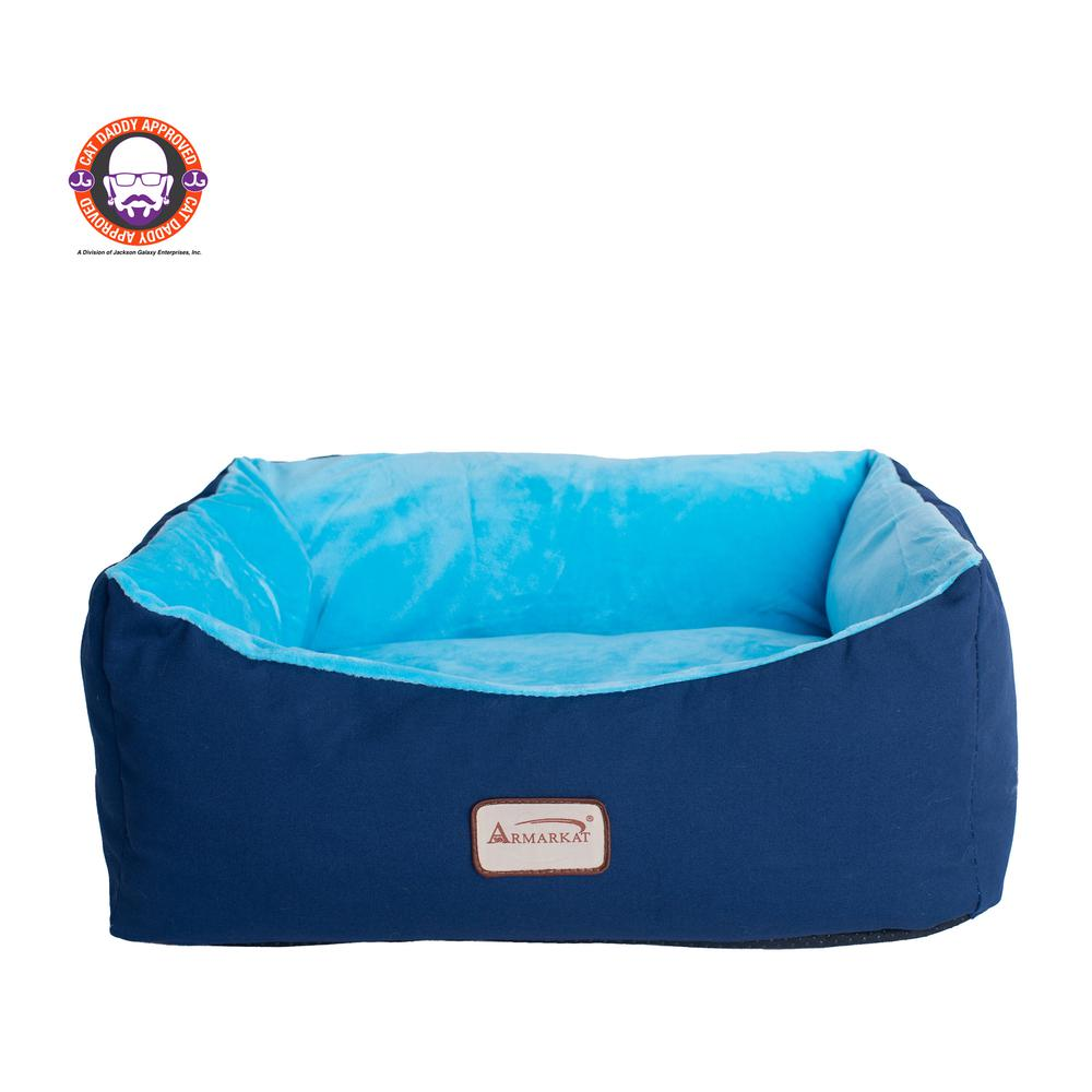 Armarkat Pet Bed Model C09HSL/TL Blue - Comfortable and Durable for Cats and Small Dogs