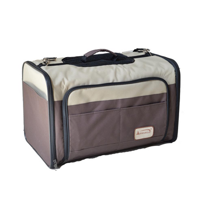 Armarkat Pet Carrier, Beige & Chocolate, PC102R - Comfortable and Safe Travel for Your Pet