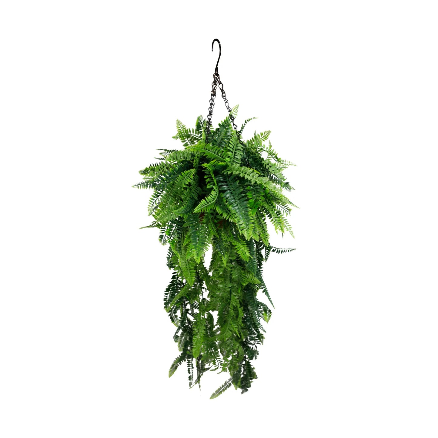 Artificial Hanging Fern Basket – UV Resistant (17.7in x 49.2in | 45cm x 125cm)-3