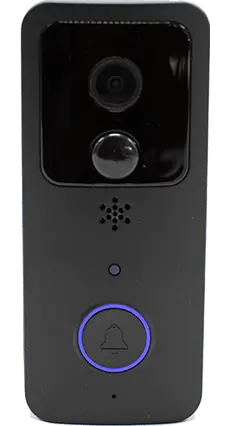 Door Ringer Intelligent Video Doorbell with Battery and Charger - HD Video, Motion Detection, 2-Way Audio, Night Vision - Secure Your Home's Front Door