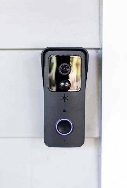 Door Ringer Intelligent Video Doorbell with Battery and Charger - HD Video, Motion Detection, 2-Way Audio, Night Vision - Secure Your Home's Front Door