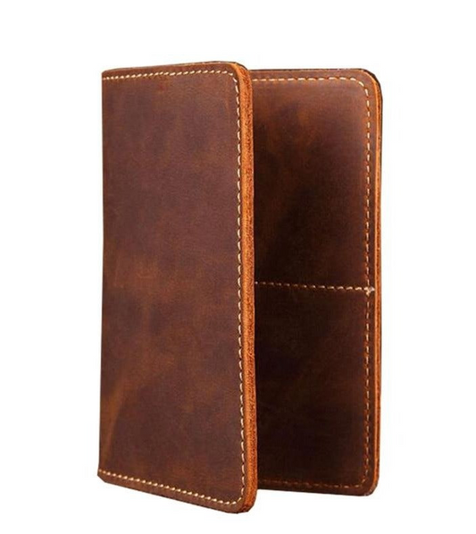 Priam Handmade Leather Passport Cover - Elegant & Durable Travel Essential