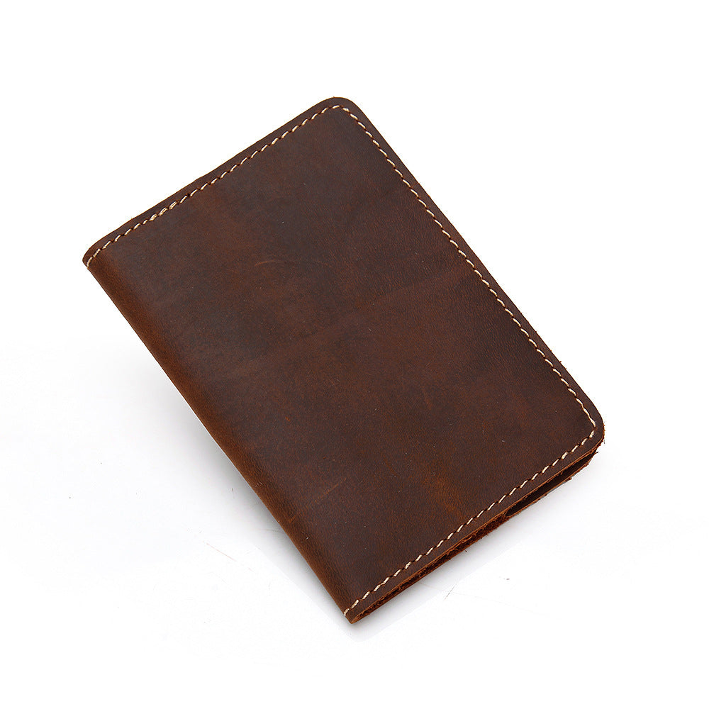 Priam Handmade Leather Passport Cover - Elegant & Durable Travel Essential