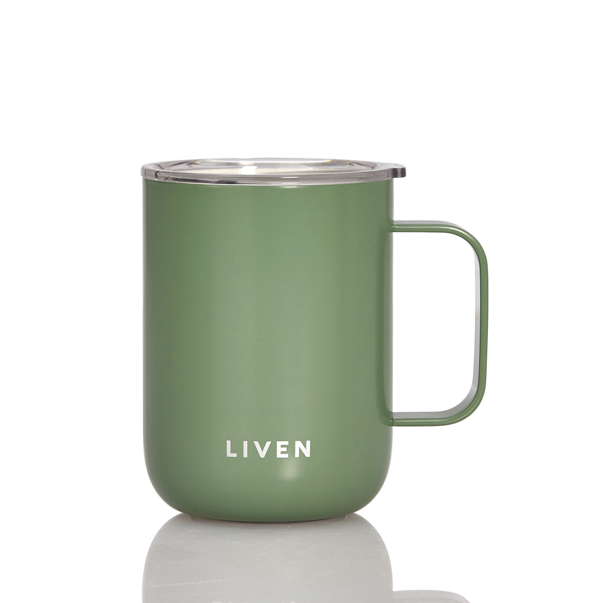 Liven Glow™ Ceramic-Coated  Stainless Steel Camp Mug 16 oz-0