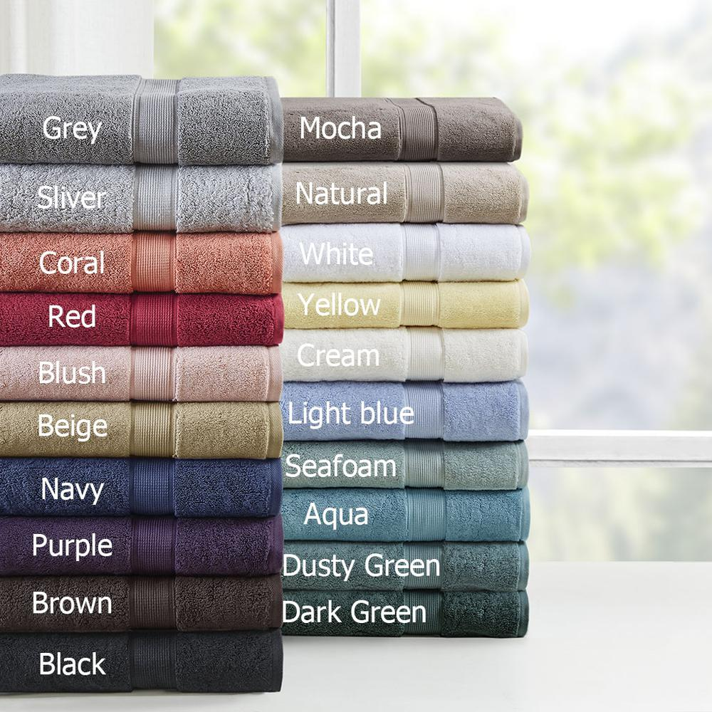 Luxurious 100% Cotton 8 Piece Antimicrobial Towel Set - Premium Quality & Extra Absorbent