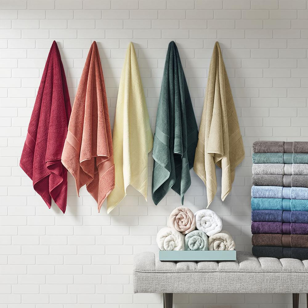 Luxurious 100% Cotton 8 Piece Antimicrobial Towel Set - Premium Quality & Extra Absorbent