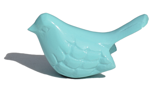Vibhsa Sea Green Bird Figurines – Handcrafted Aluminum Decor for Health, Happiness & Elegance | 5" Table Top Ornaments