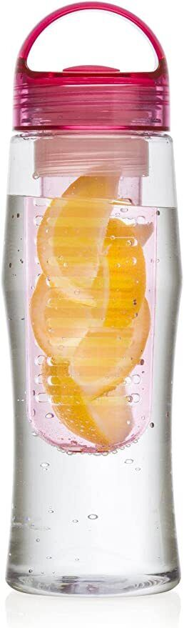Fruitzola JAMMER Fruit Infuser Water Bottle - 24 Oz, BPA-Free, 5 Colors - Enhance Your Hydration with Delicious Flavors