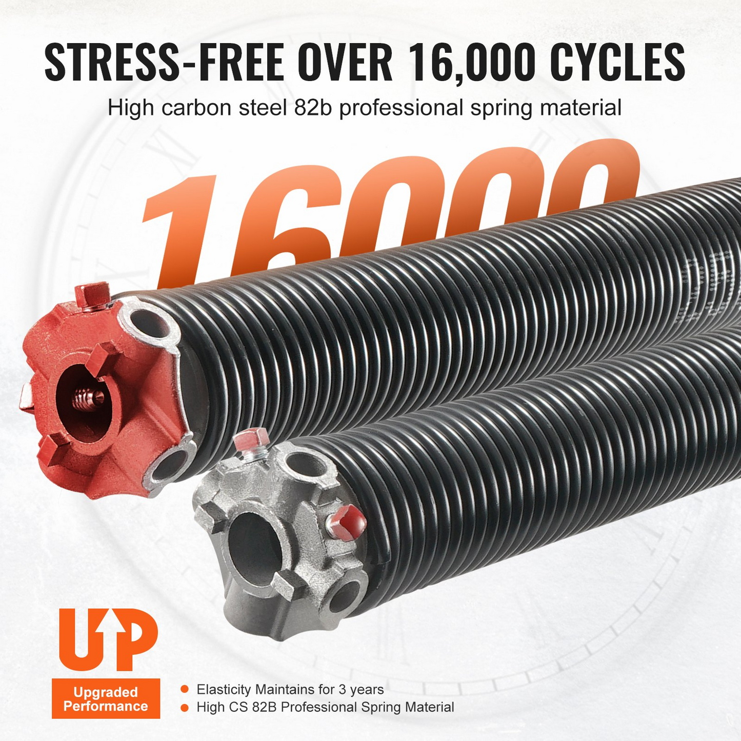 VEVOR Garage Door Torsion Springs - High-Performance, Durable & Reliable Replacement Springs for Smooth and Safe Operation